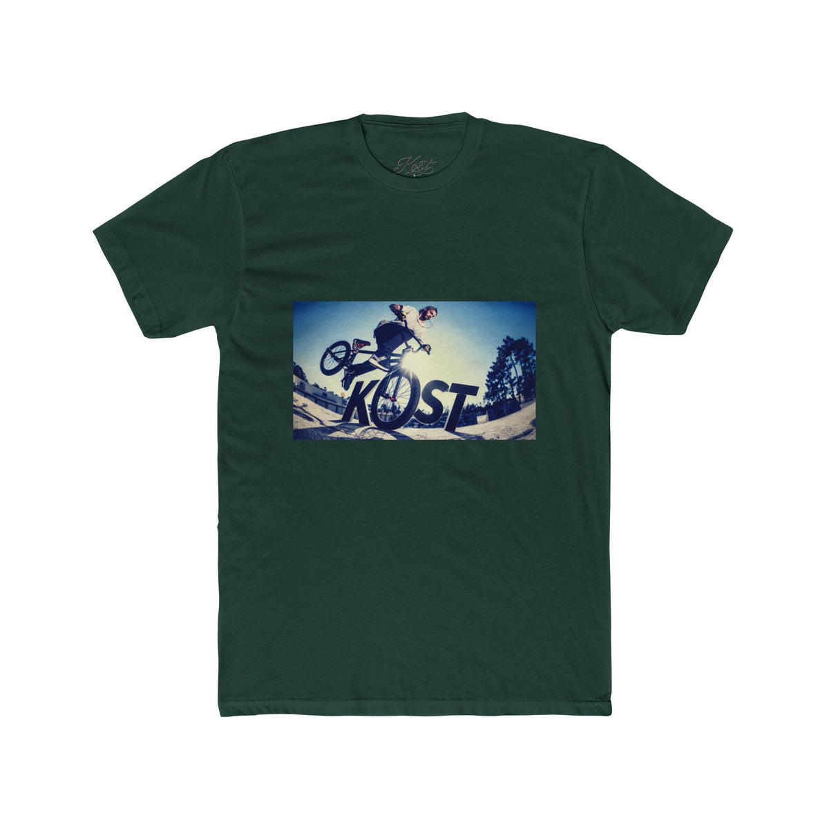 BMX Rider Graphic Tee — 'KIDST' Vintage Skatepark T-Shirt