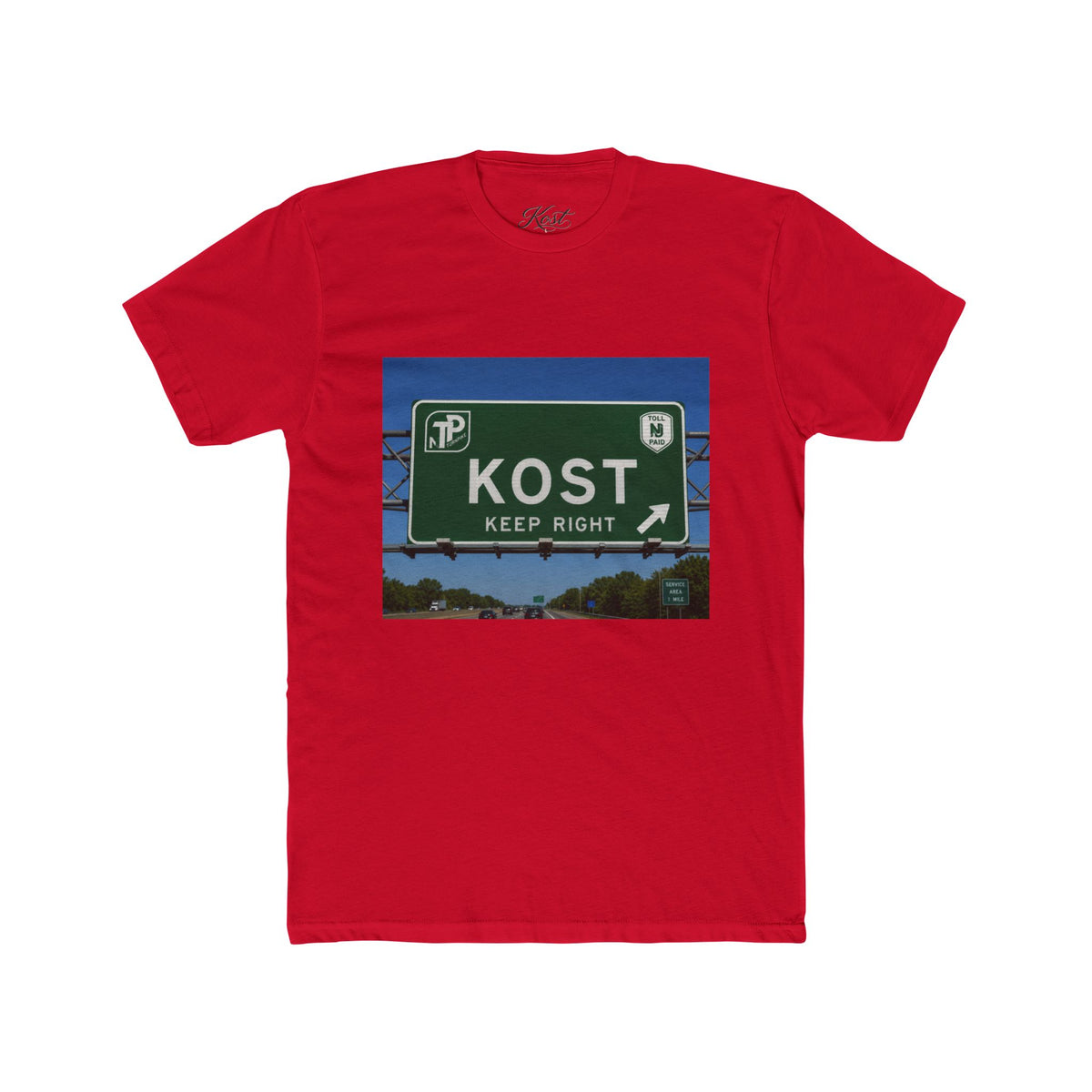 KOST Keep Right Road Sign T-Shirt
