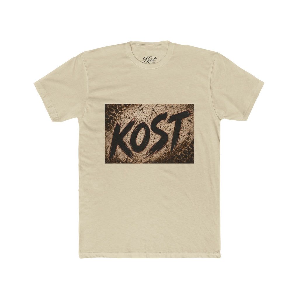 KOST Graphic T-Shirt – Vintage Brown Logo Tee