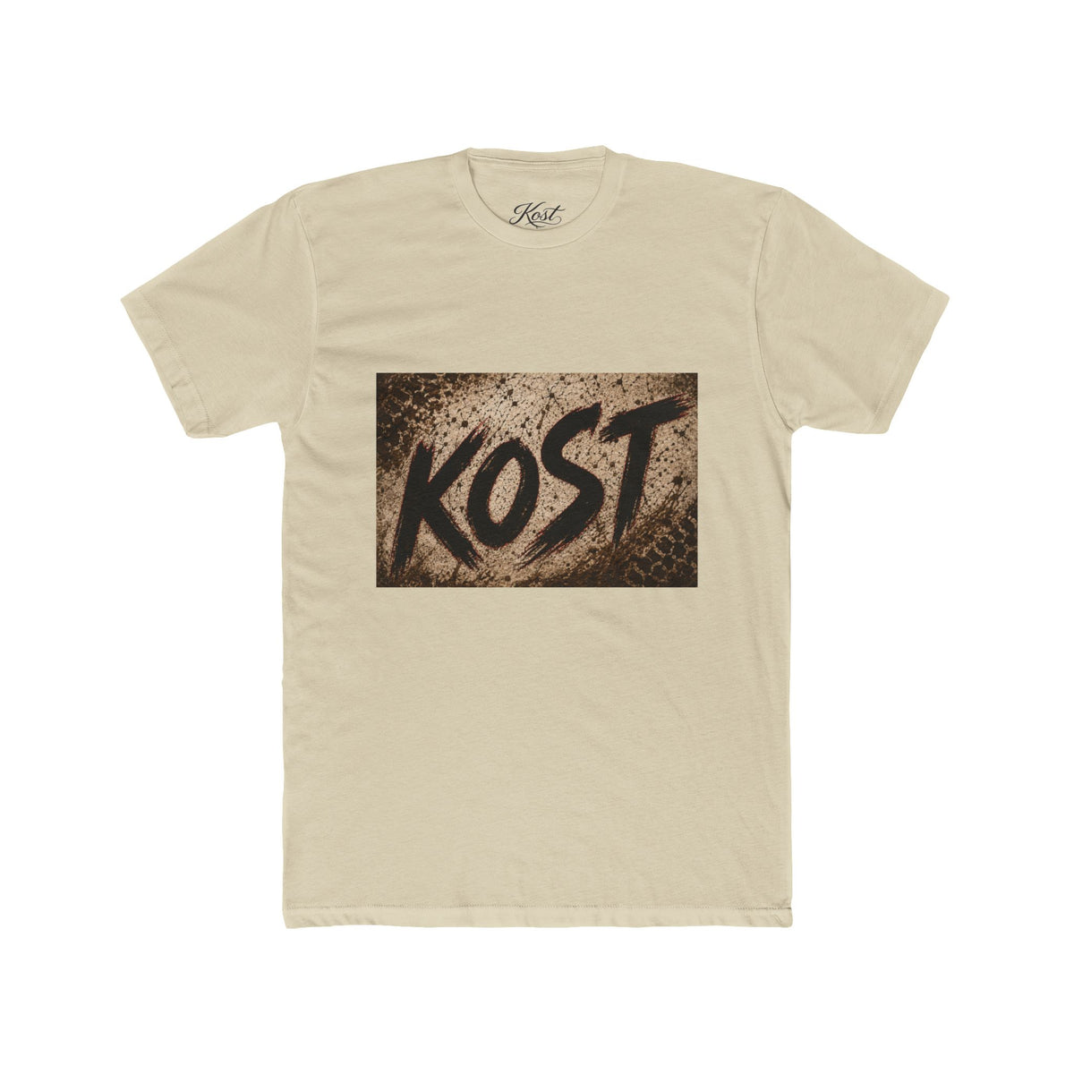 KOST Graphic T-Shirt – Vintage Brown Logo Tee