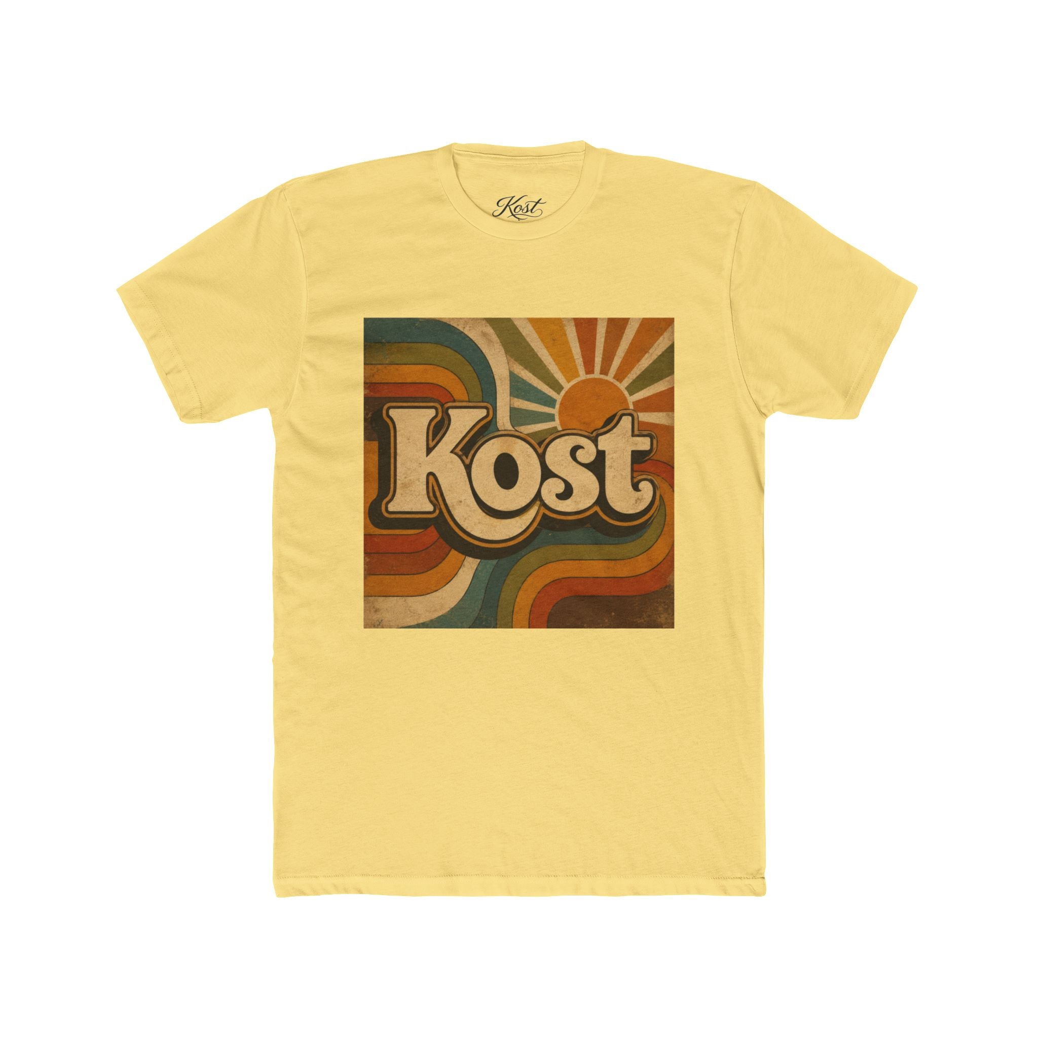 Retro 'Kost' Tee — Vintage 70s Sunset Graphic T-Shirt