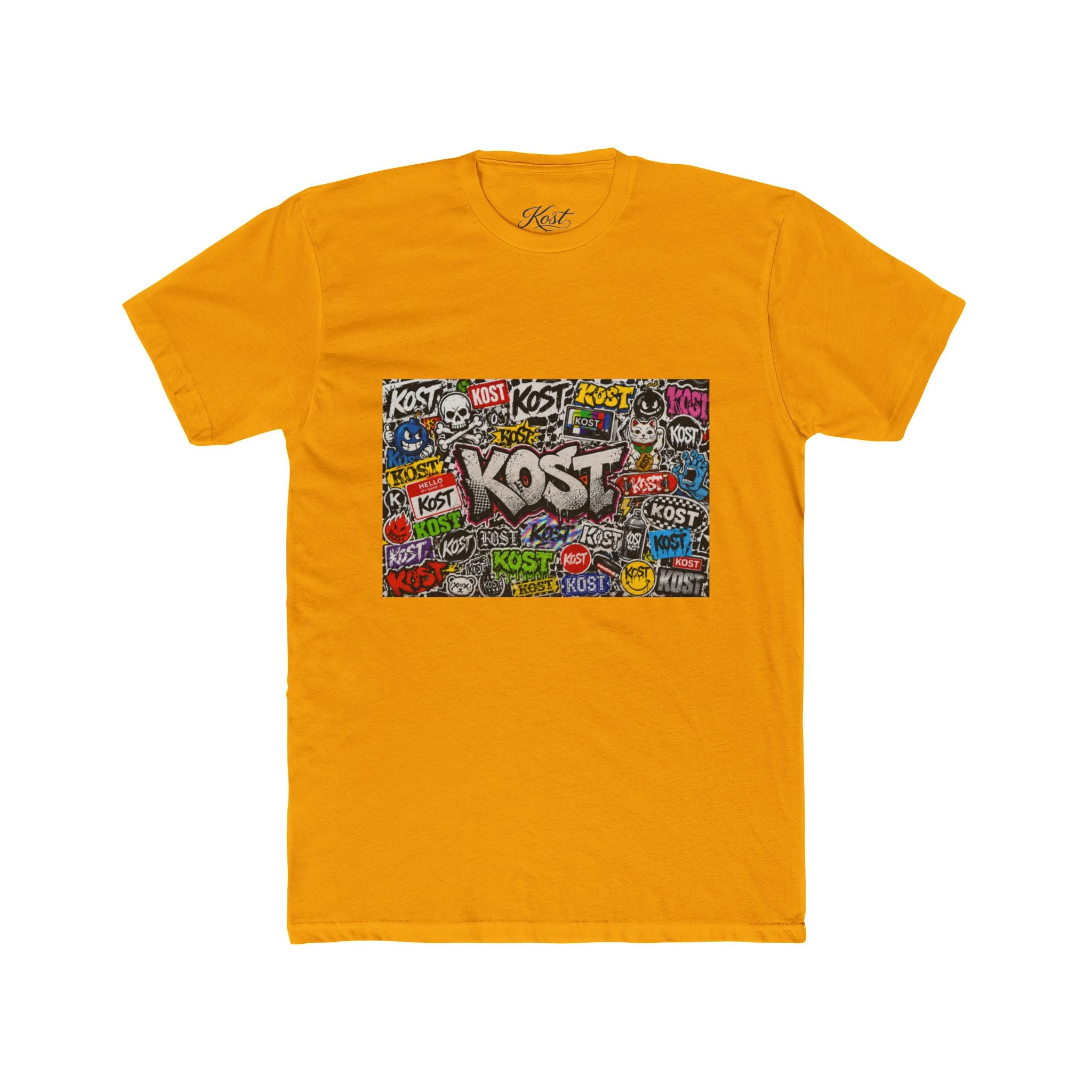 KOST Graffiti Logo Crew T‑Shirt — Urban Streetwear Graphic Tee