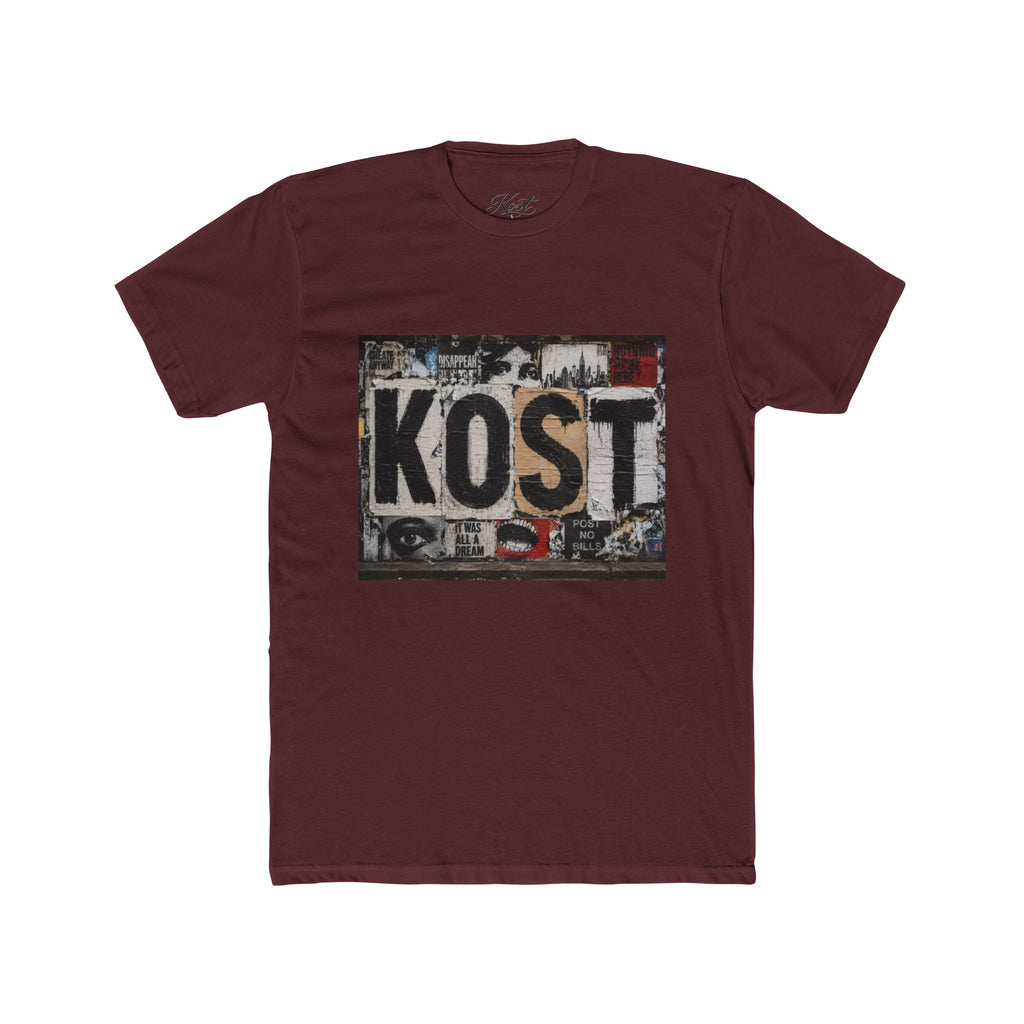 KOST Vintage Collage Tee — Retro Urban Graphic T‑Shirt