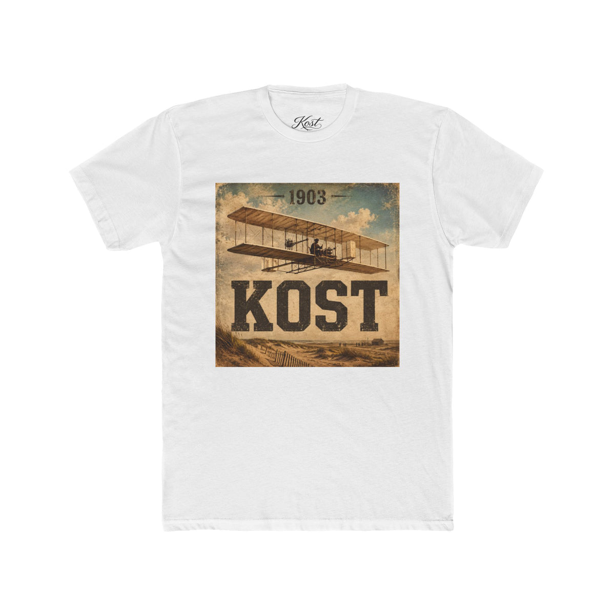 1903 Vintage Airplane T-Shirt – KOST Retro Aviation Tee