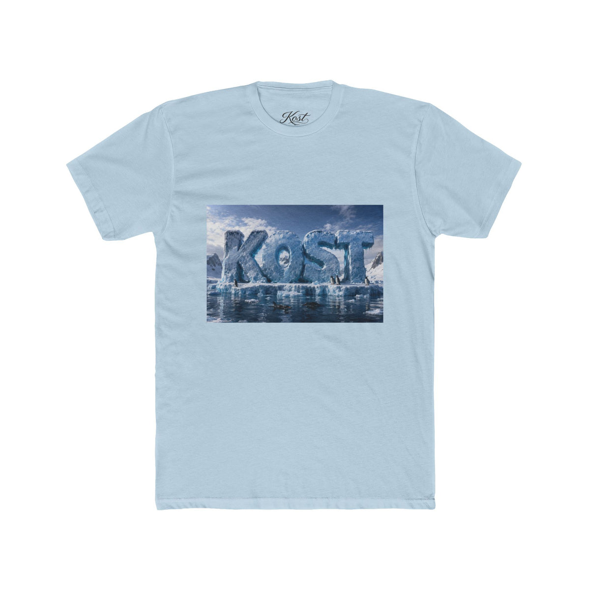 Lost Ice Graphic Tee — "LOST" Arctic Lettering Crewneck