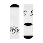 Cursive Personalized Cushioned Crew Socks