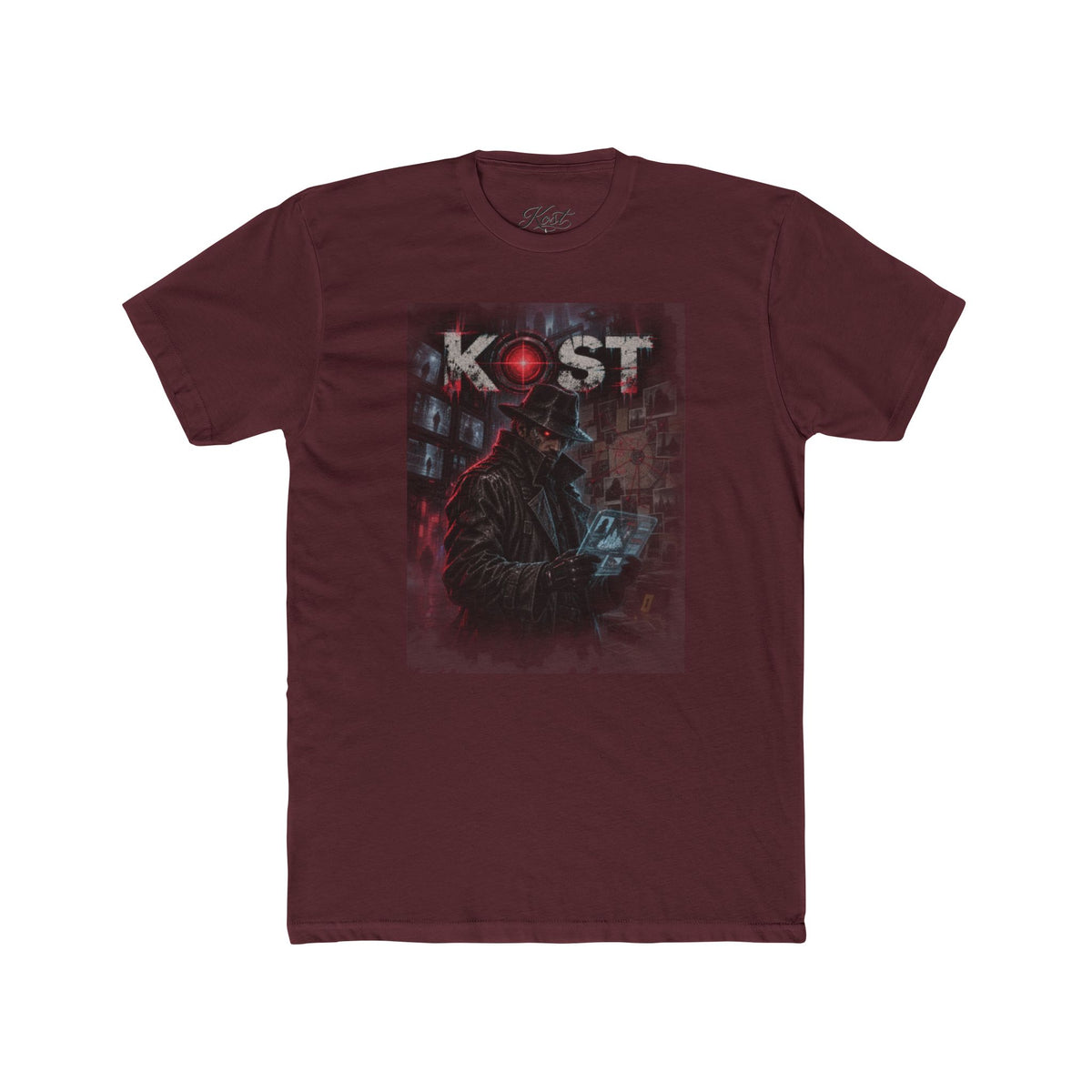 Kost Gothic Figure Tee — Dark Vaporwave Art T-Shirt