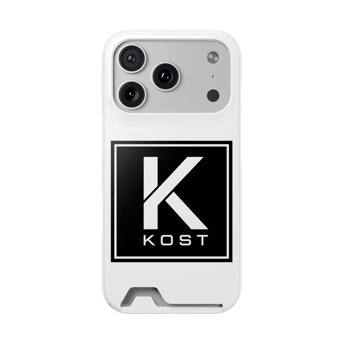 KOST Logo Phone Case with Card Holder
