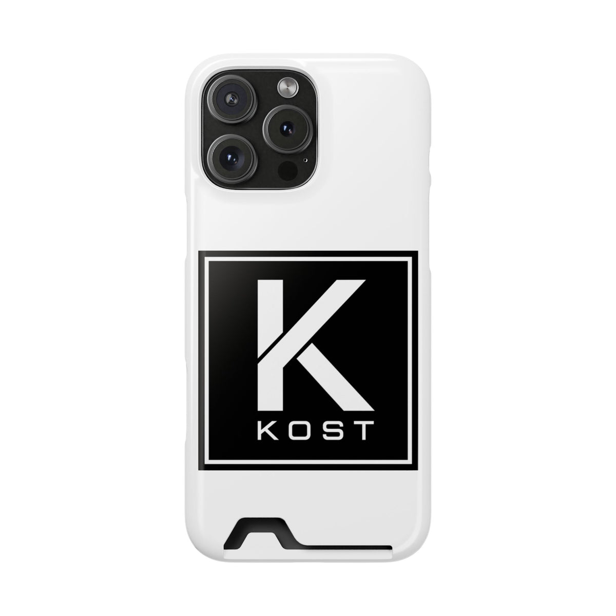 KOST Logo Phone Case with Card Holder