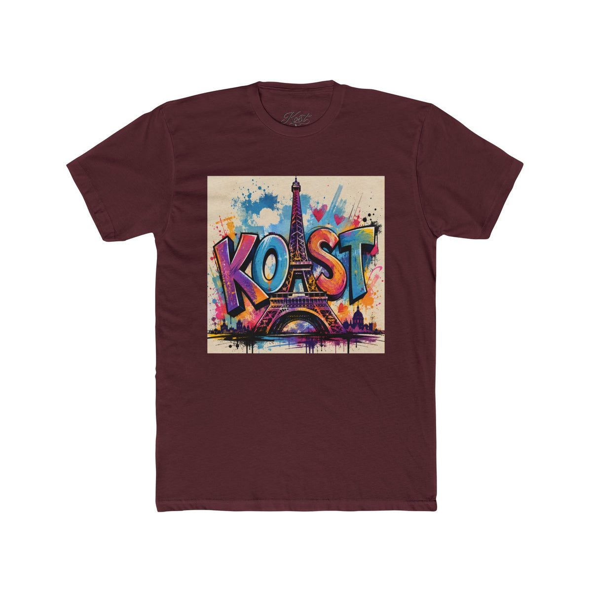Paris Graffiti Tee — Colorful 'Koast' Eiffel Tower Street Art T-Shirt