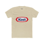 Kost Logo T-Shirt — Retro Red & Blue Graphic Crew Tee