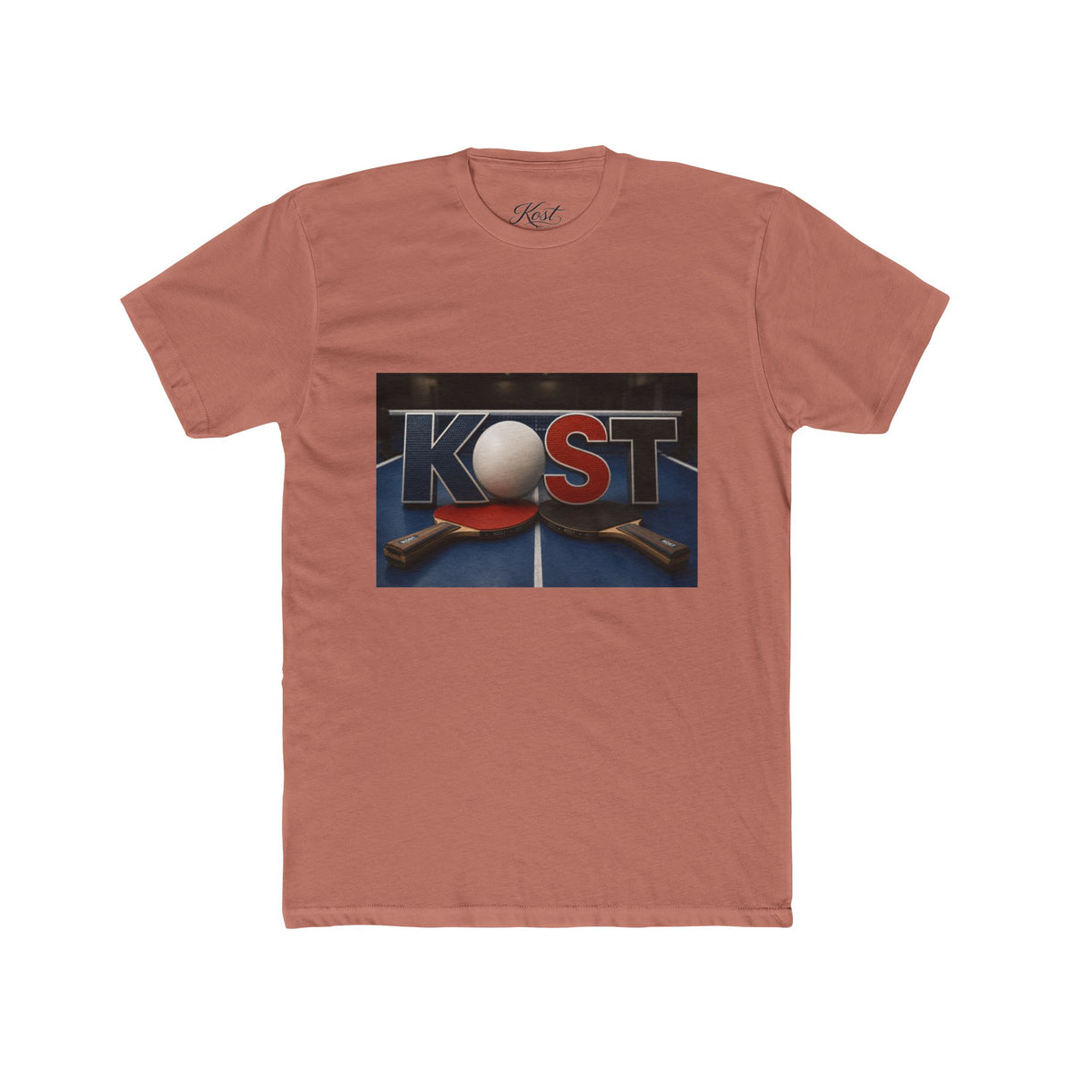 Table Tennis Crew Tee — KOST Paddle & Ball Graphic