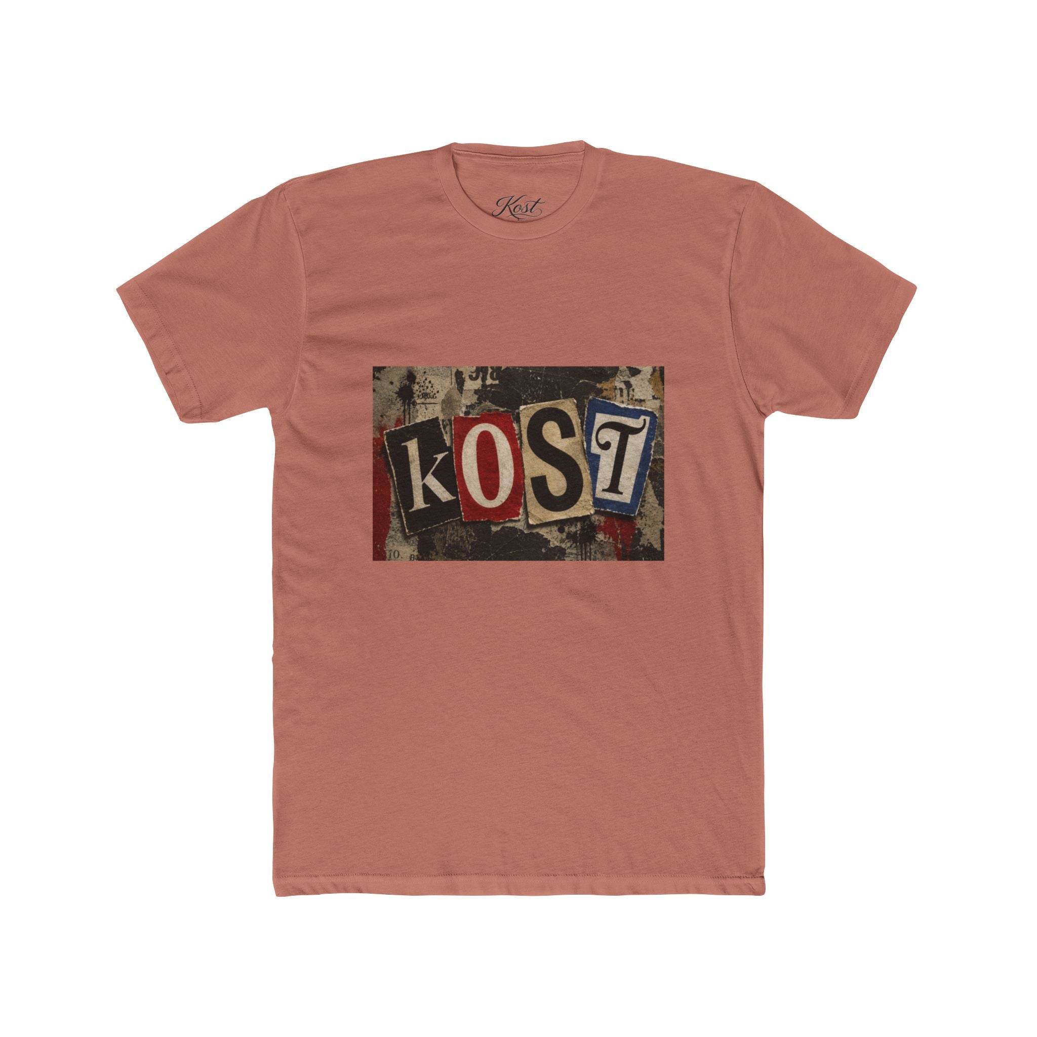KOST Vintage Collage Tee — Retro Ransom-Style Graphic T-Shirt