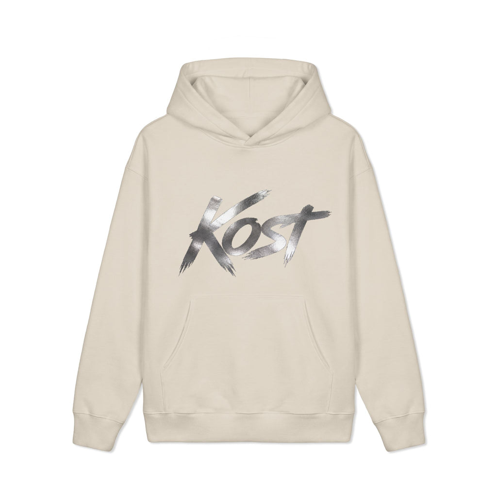 Kōst Script Hoodie – Neutral Streetwear Pullover