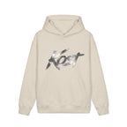 Kōst Script Hoodie – Neutral Streetwear Pullover