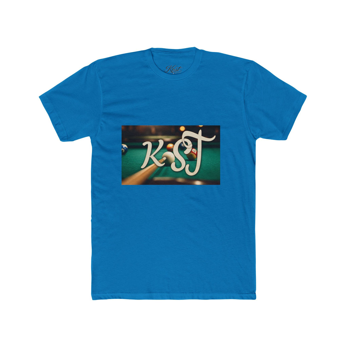 KST Vintage Pool Table Logo Tee — Retro Billiards T-Shirt