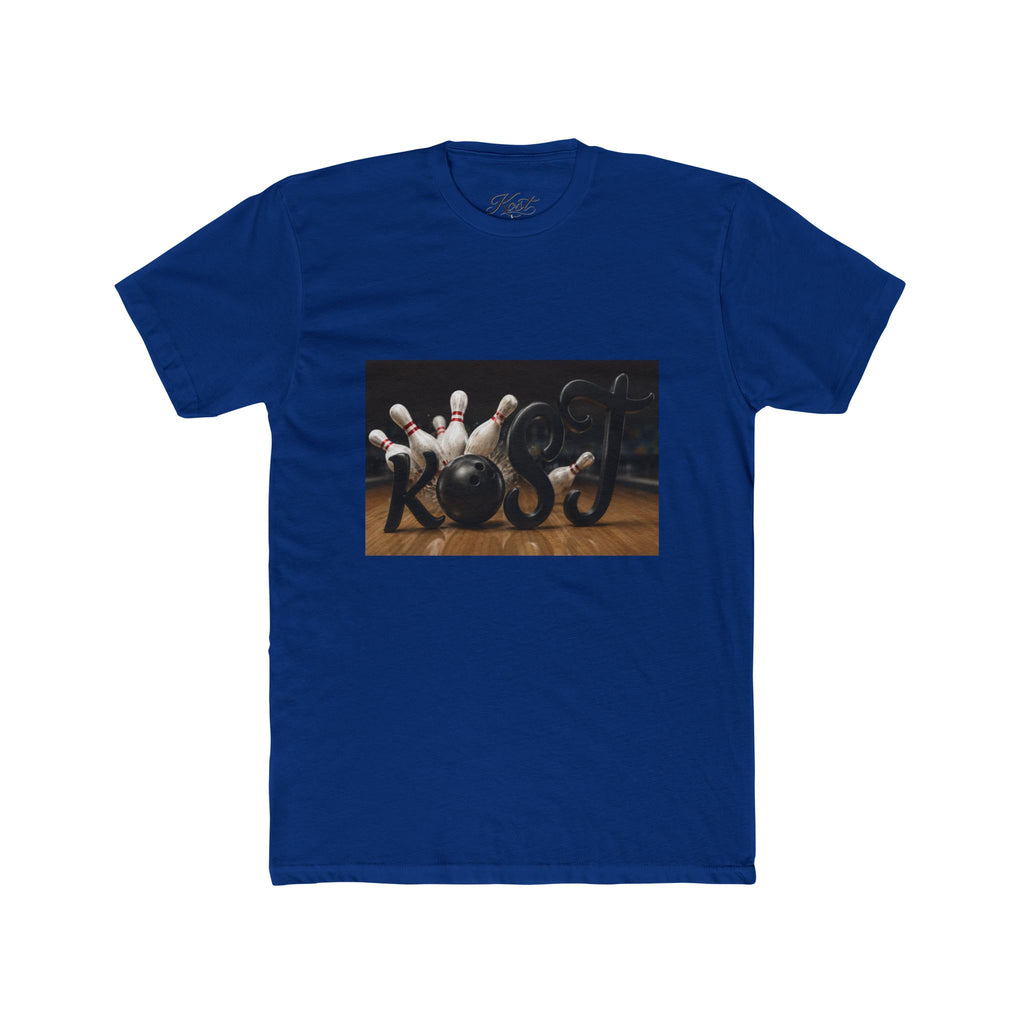 Bowling Strike T‑Shirt — Vintage Pins & Ball Graphic Tee for Bowlers
