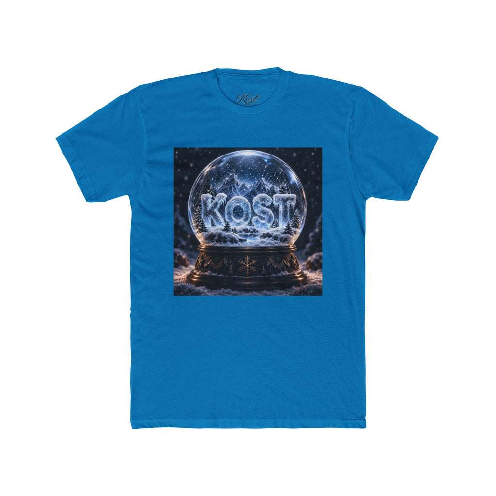KOST Snow Globe Graphic Tee — Vintage Holiday Winter Scene T-Shirt