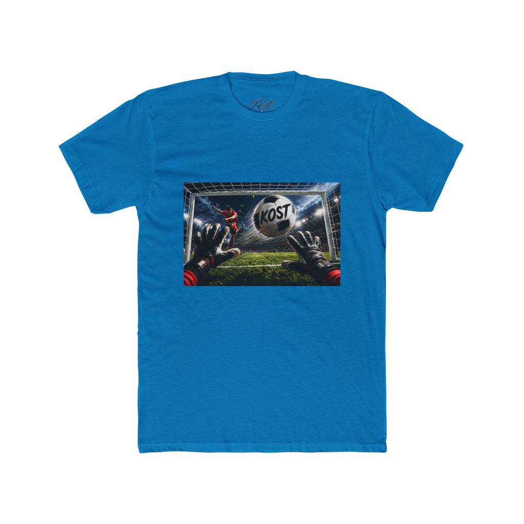Soccer Goalkeeper Catch T‑Shirt — 'KOST' Stadium Football Tee