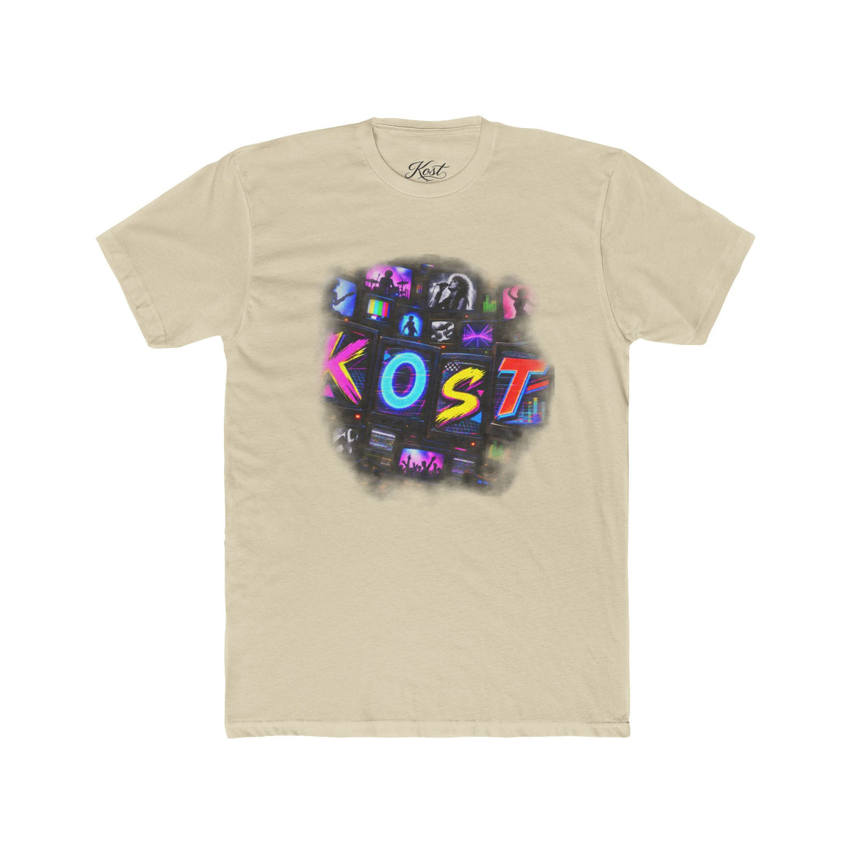 KOSTI Colorful Abstract Graphic T-Shirt