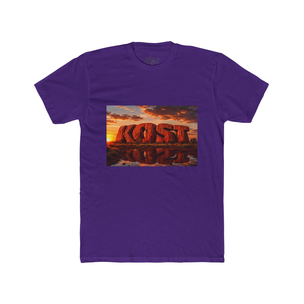 Sunset 'Lost' Graphic Tee — Retro Desert Rock Typography T-Shirt