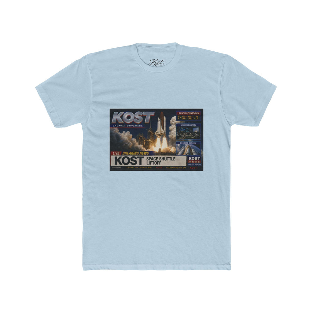 KOST Space Shuttle Launch Graphic Tee – Retro Rocket Sci‑Fi T-Shirt
