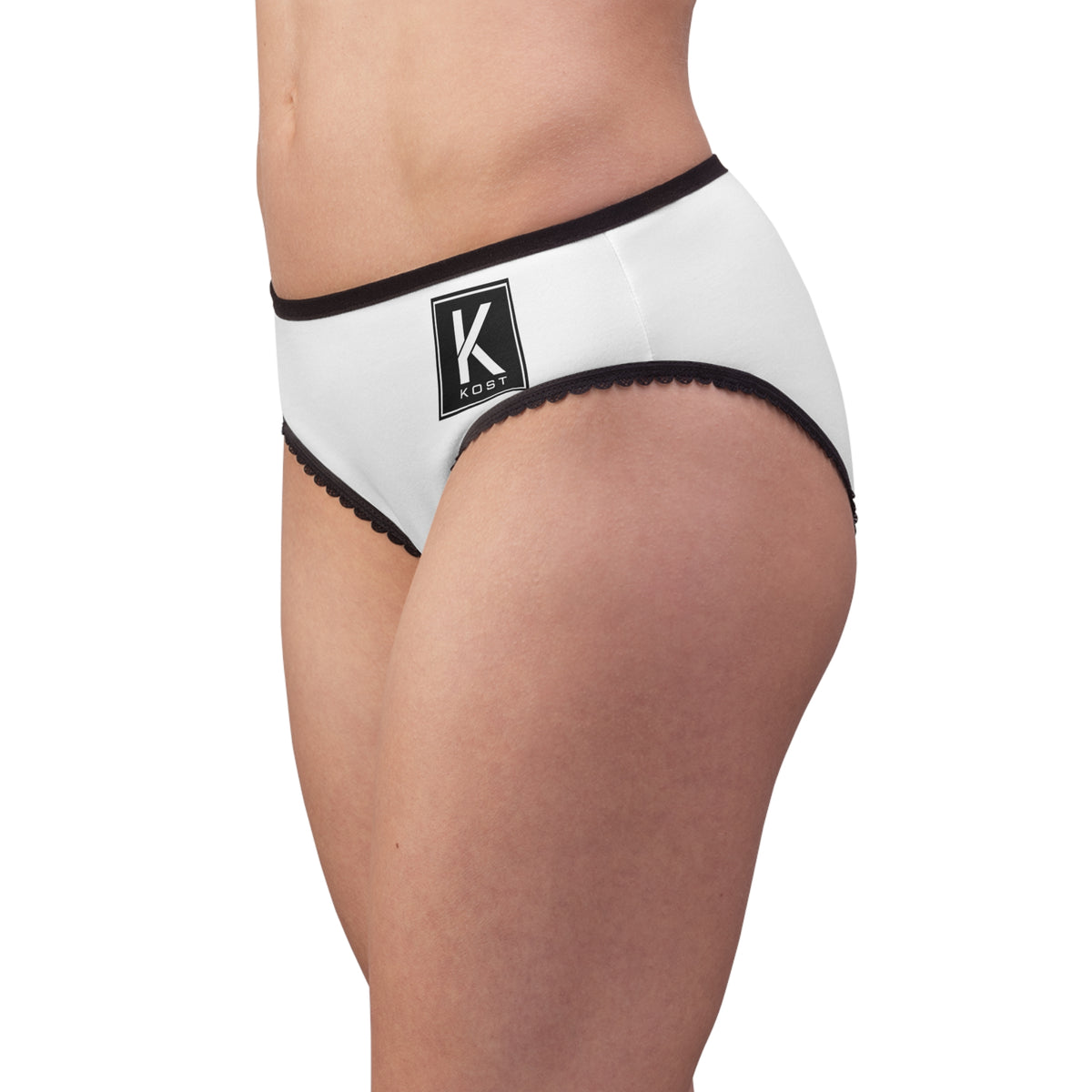 Women's Briefs – White KOSTE Logo Underwear