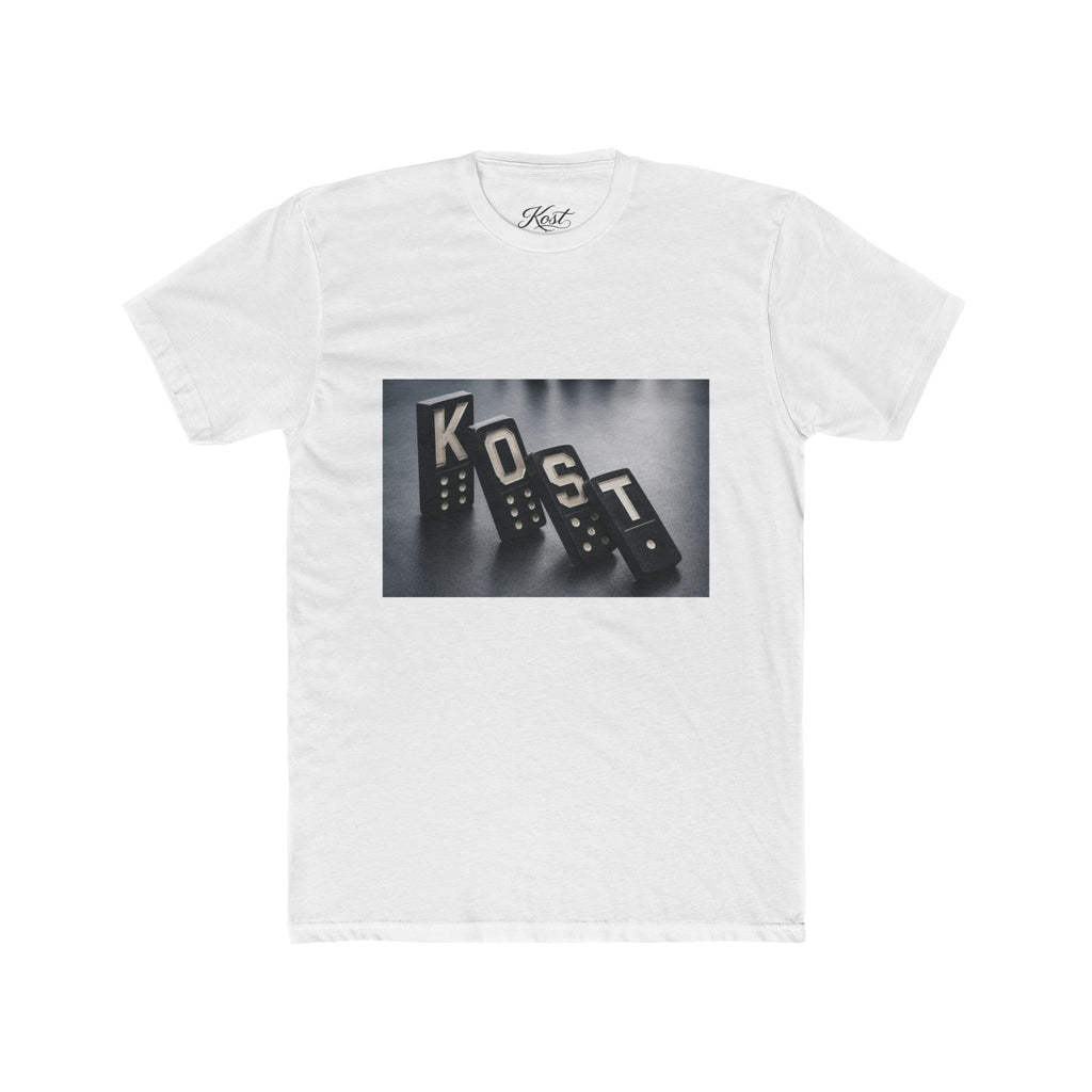 KOST Domino Graphic Tee — Retro Monochrome Dominoes Shirt