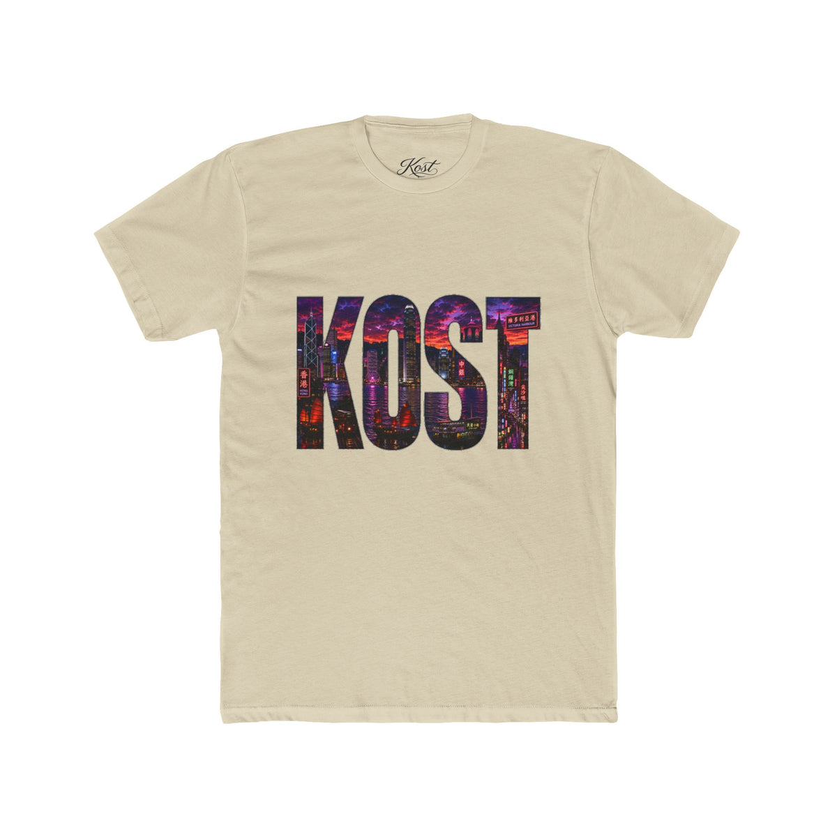 KOST Cityscape Graphic Tee — Bold Urban Lettering T‑Shirt