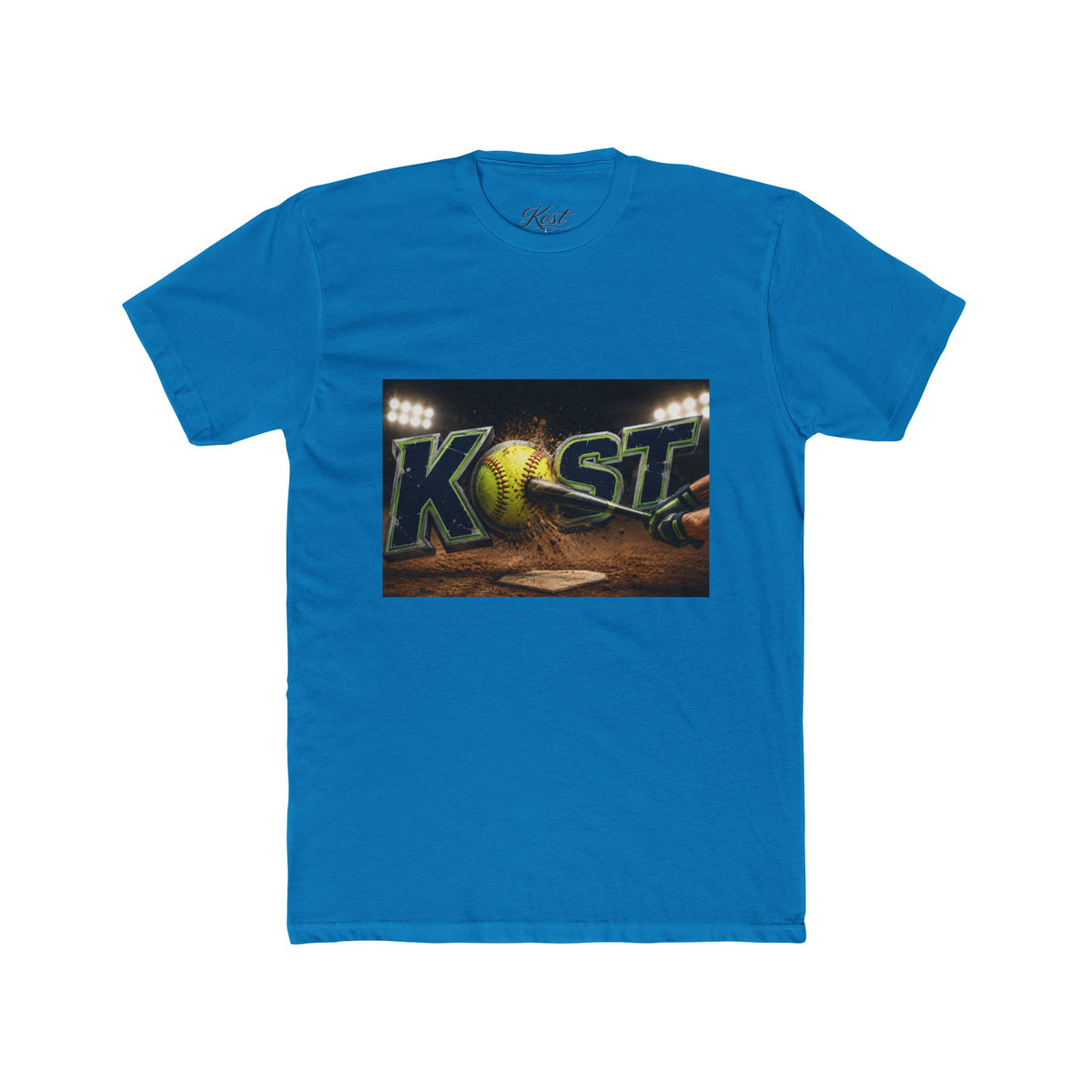 Baseball Stadium Graphic Tee — "Kast" Night Game Design