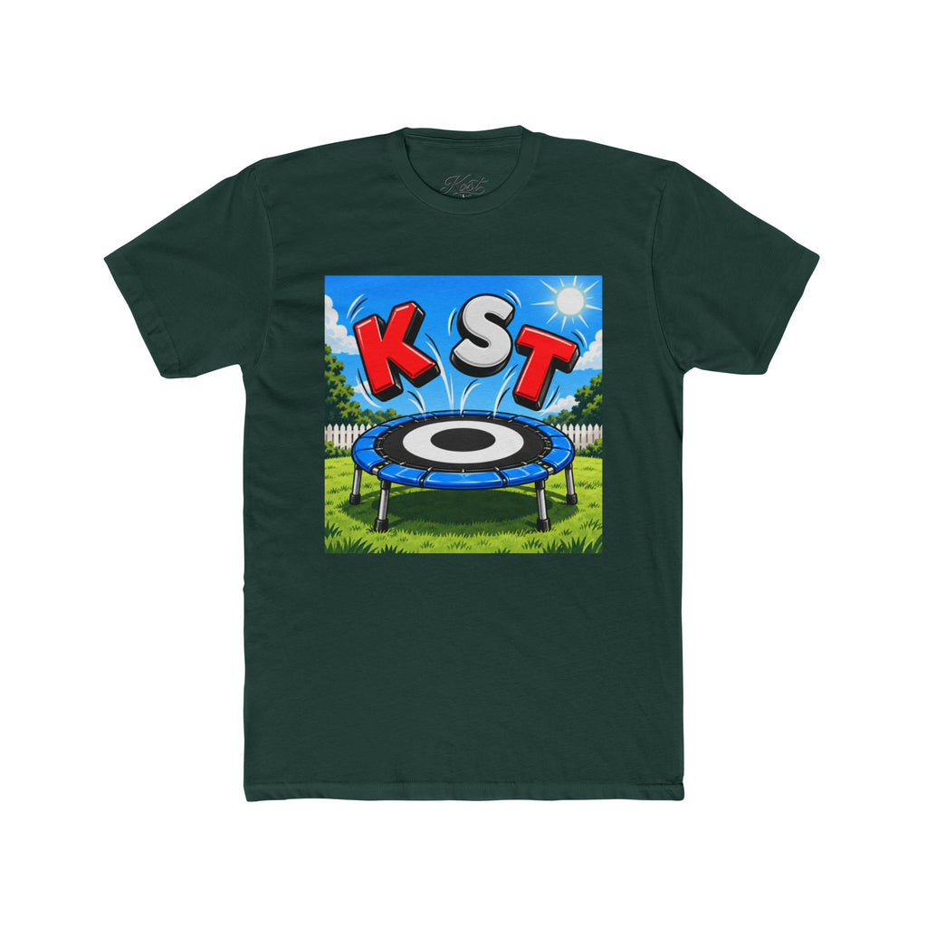 KST Trampoline Graphic Tee — Fun Backyard Jump Shirt