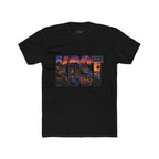 KOST Cityscape Tee — Sunset Photo Lettering Graphic T‑Shirt