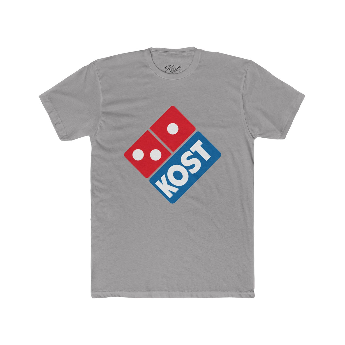 KOST Logo Tee — Retro Domino-Inspired Pizza Logo T-Shirt