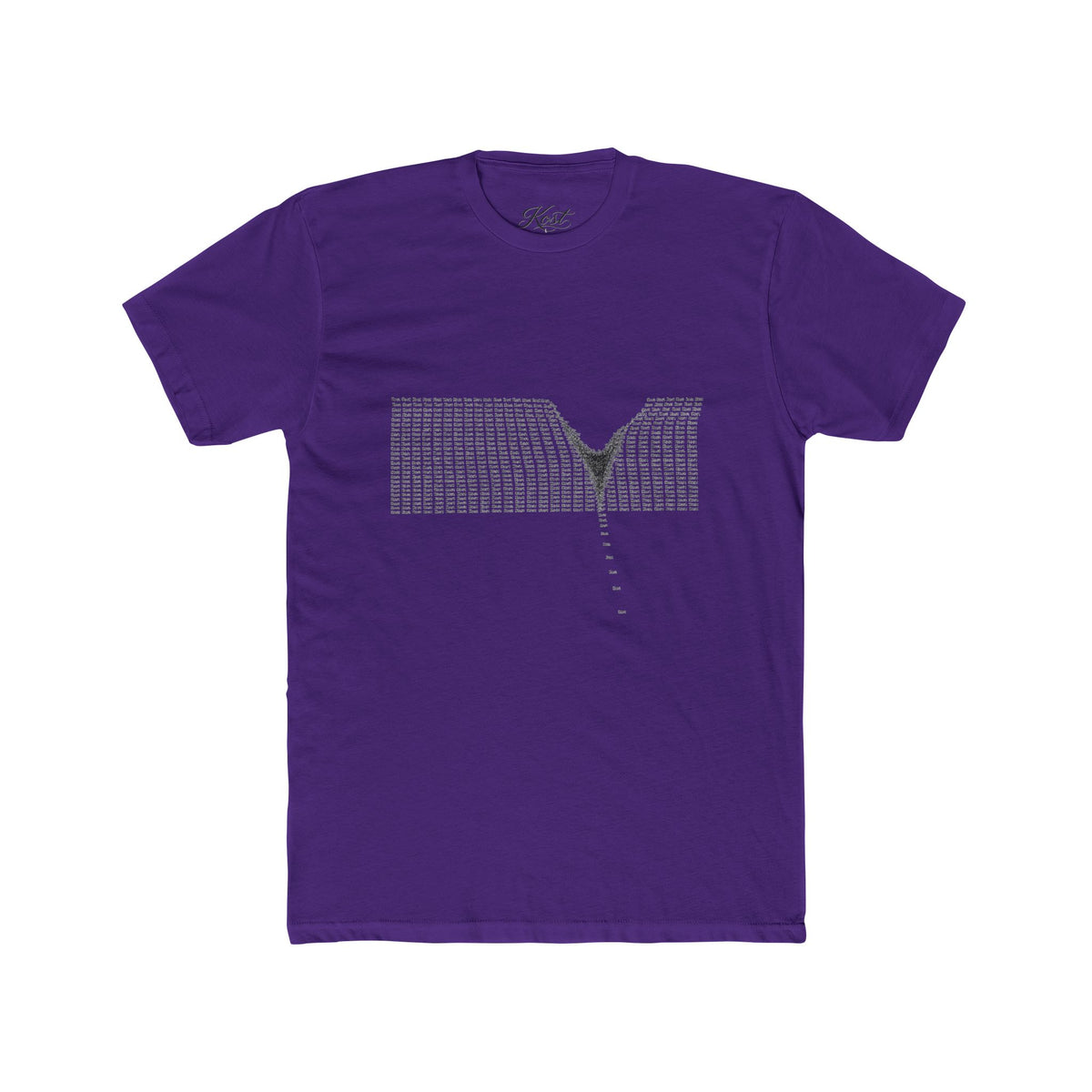 Minimalist V-Neck Optical Illusion T-Shirt