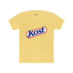 Kost Logo Tee — Retro Red & Blue Script T‑Shirt