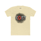 Lost Distressed Graphic Tee — 'LOST' Red & Blue Vintage Smoke Design