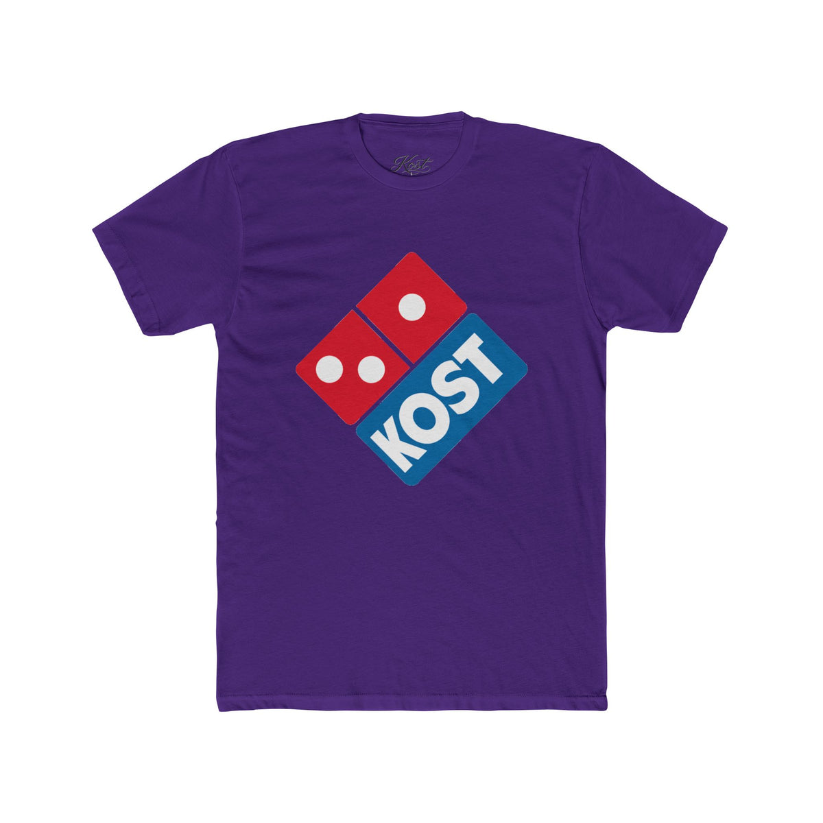 KOST Logo Tee — Retro Domino-Inspired Pizza Logo T-Shirt