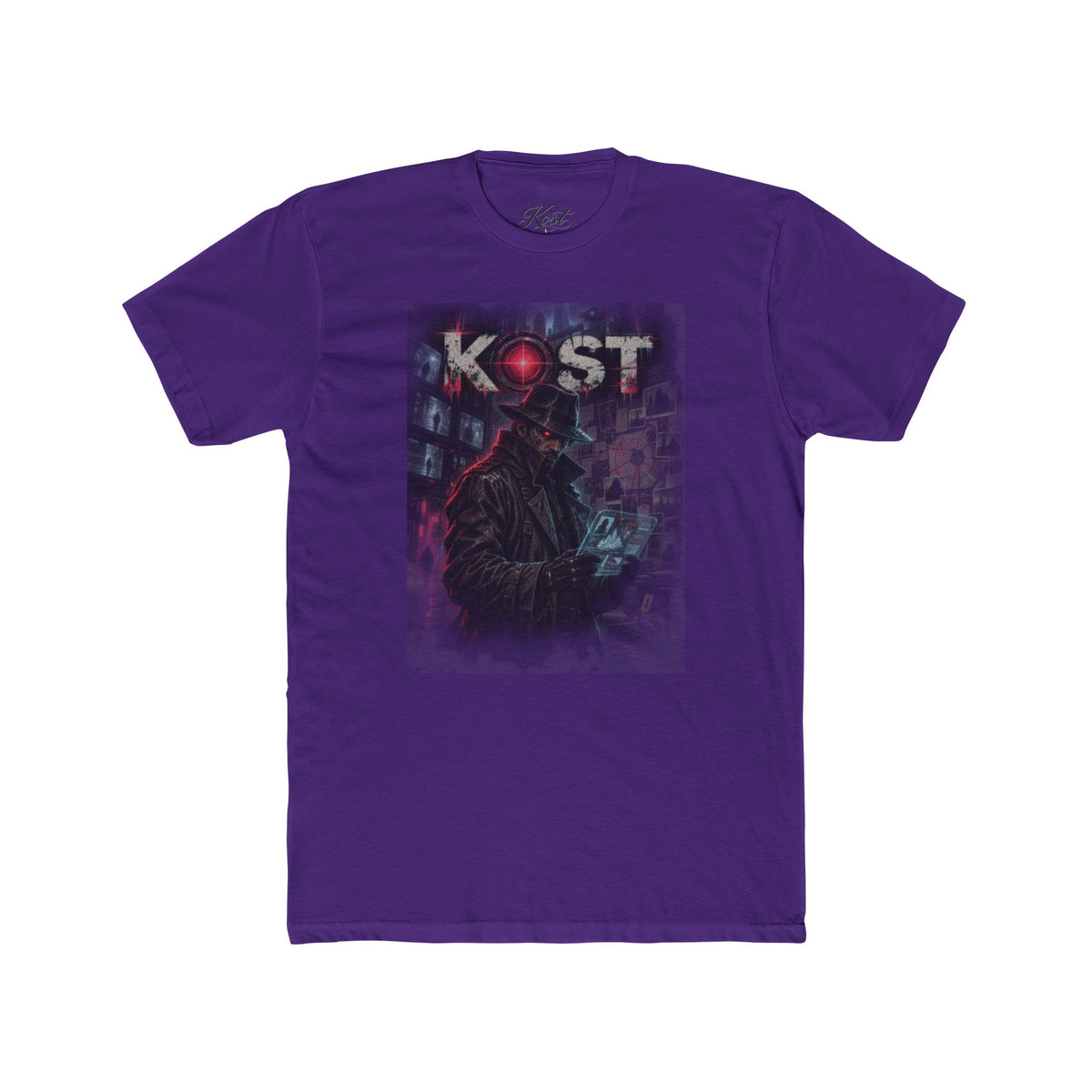 Kost Gothic Figure Tee — Dark Vaporwave Art T-Shirt