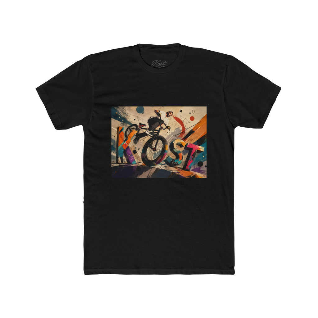 Lost BMX Street Art T‑Shirt — Graffiti Bike Graphic Tee