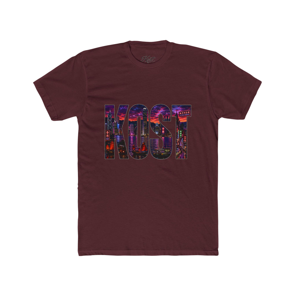KOST Cityscape Graphic Tee — Bold Urban Lettering T‑Shirt