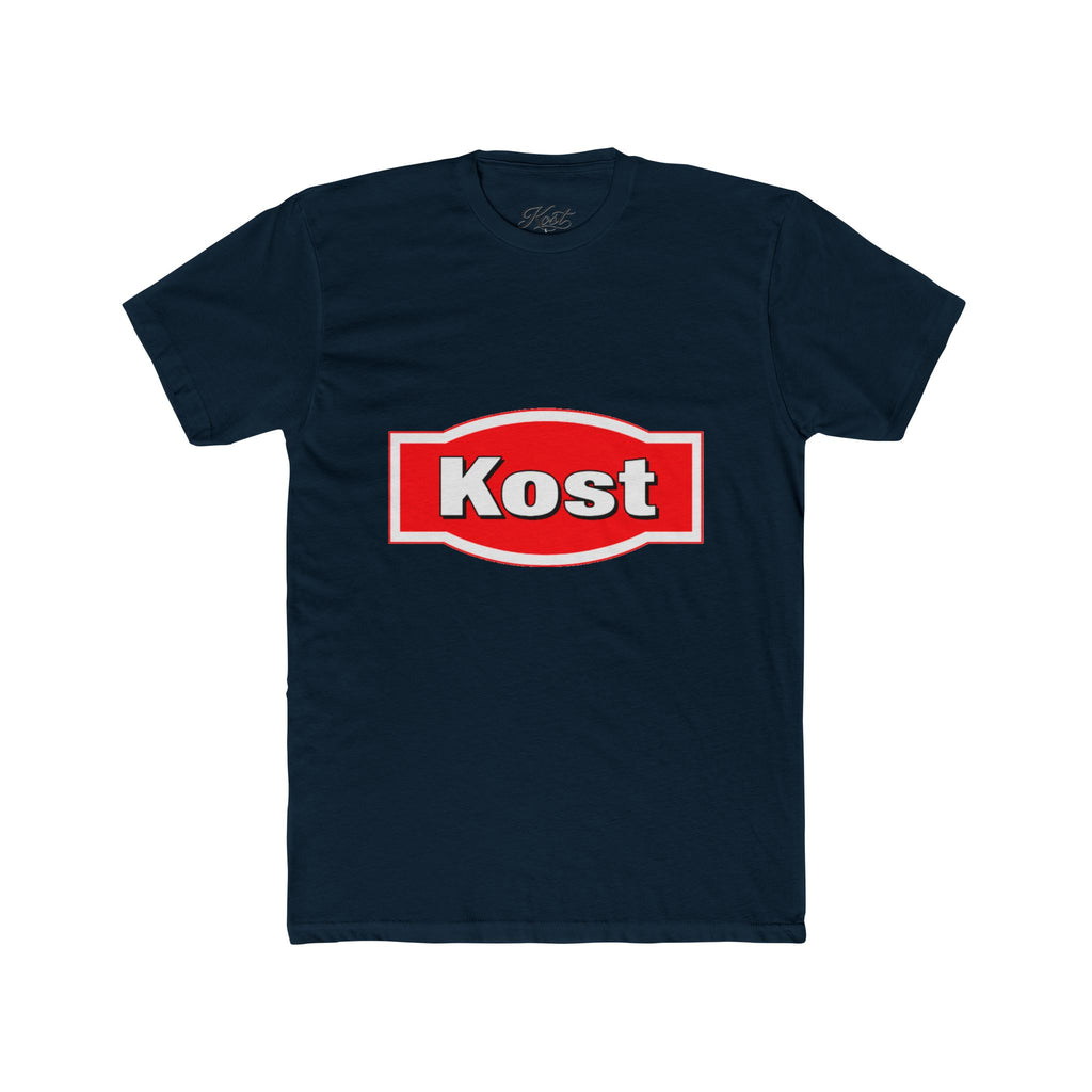 Kost Logo Crew Tee — Retro Red Badge Graphic T‑Shirt