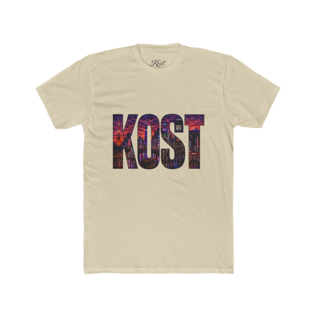 KOST Graphic Tee — Bold Cityscape Lettering T‑Shirt