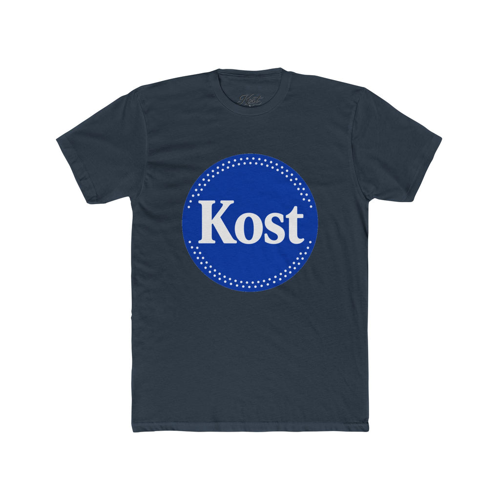Kost Logo Tee — Vintage Blue Circle Graphic T‑Shirt