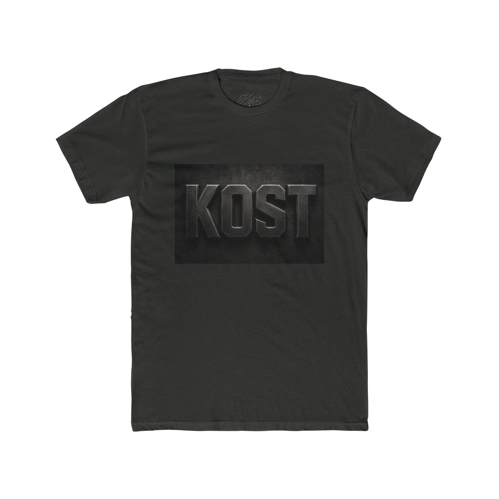 KOST Black Embossed Logo Tee