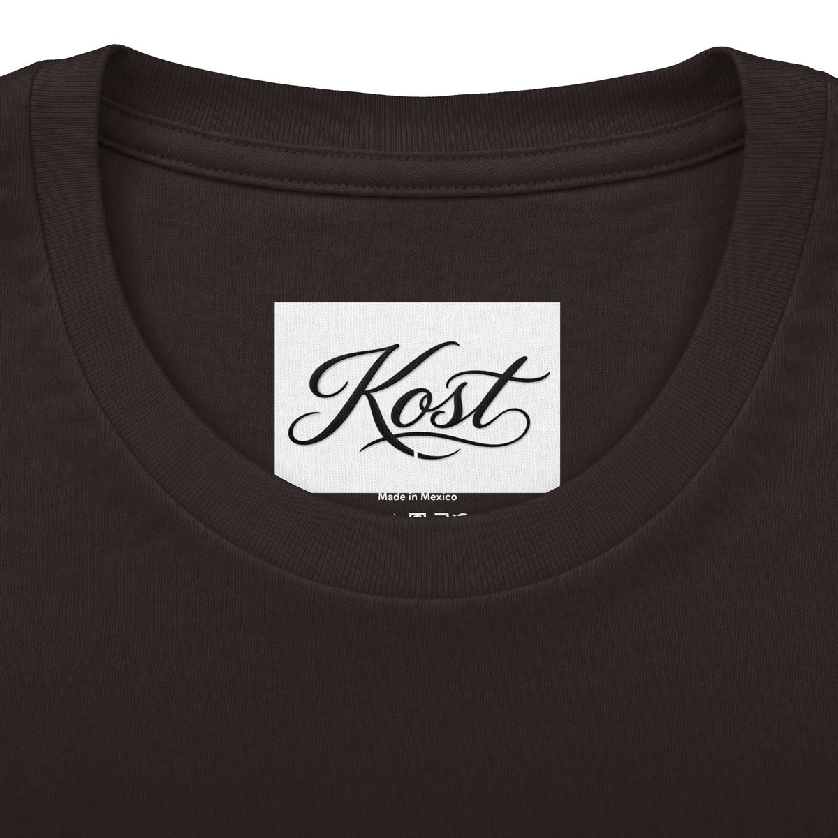 Vintage Radio Collage Tee — "KOST" Retro Music Graphic Shirt