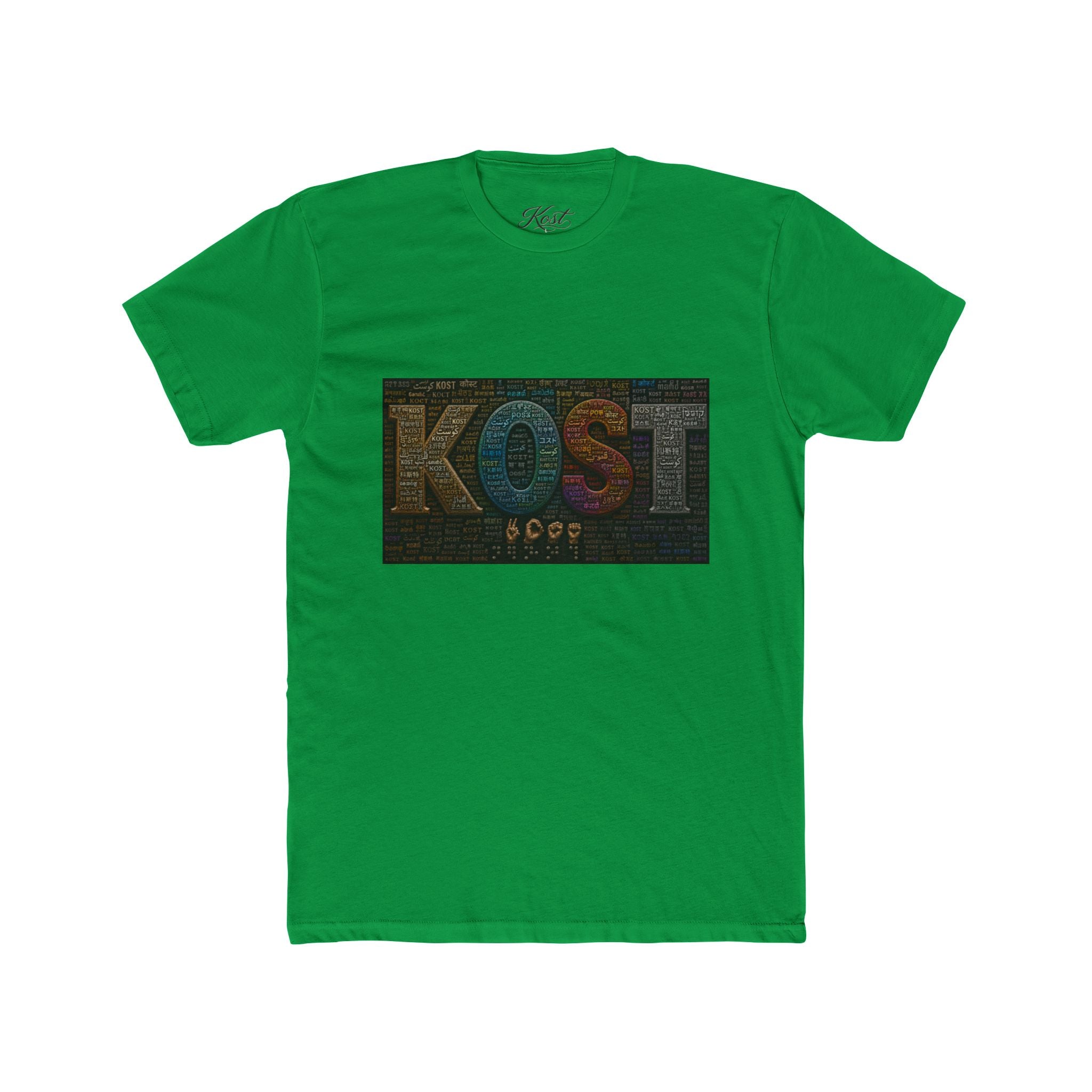KOST Retro Block Logo Tee — Vintage-Style Graphic Cotton T-Shirt
