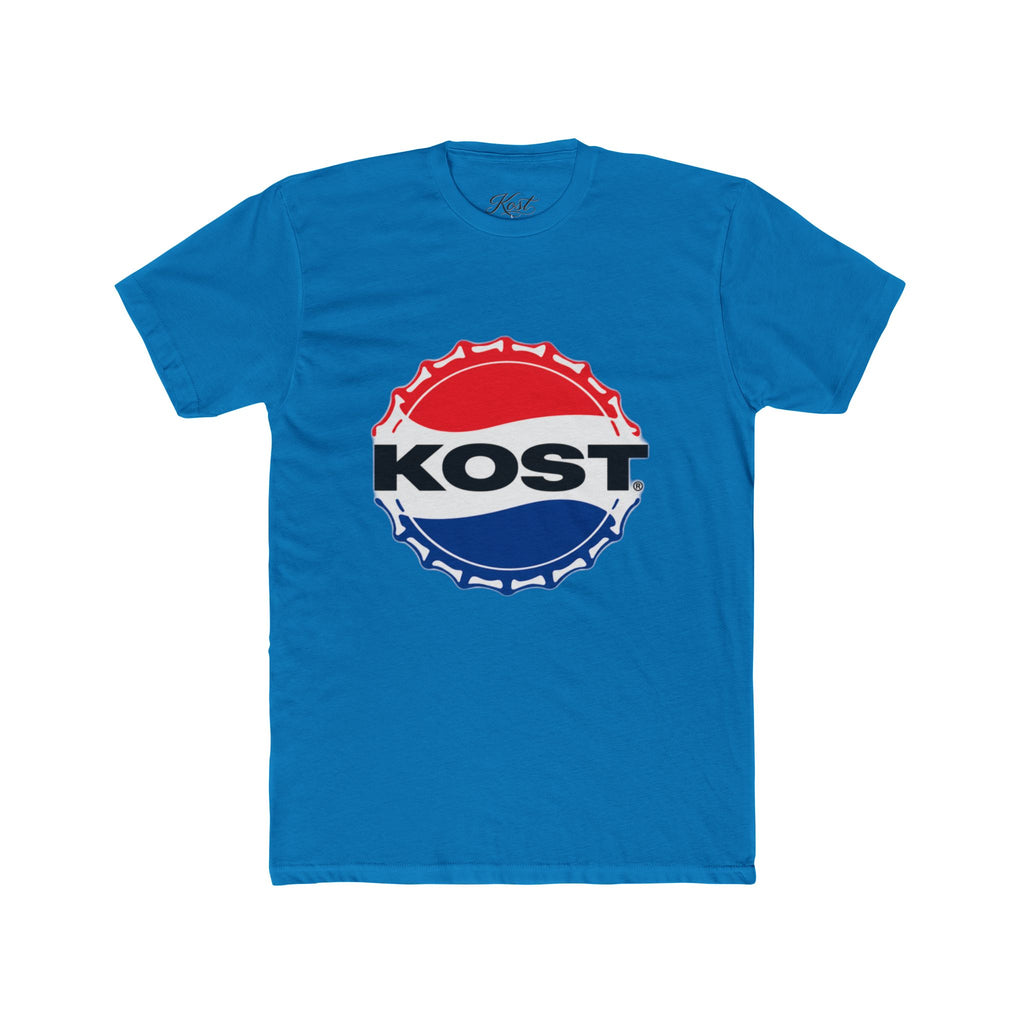 KOST Retro Bottle Cap Tee — Red, White & Blue Logo T-Shirt