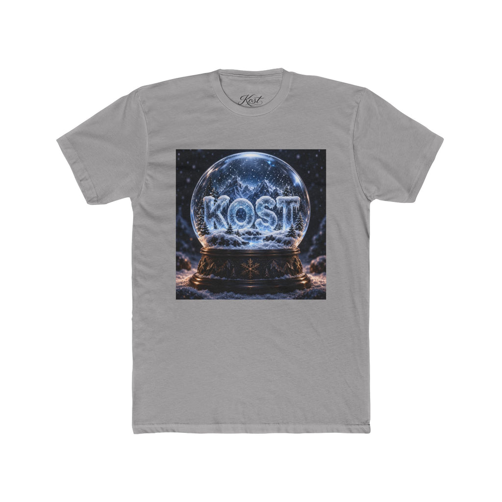 KOST Snow Globe Graphic Tee — Vintage Holiday Winter Scene T-Shirt