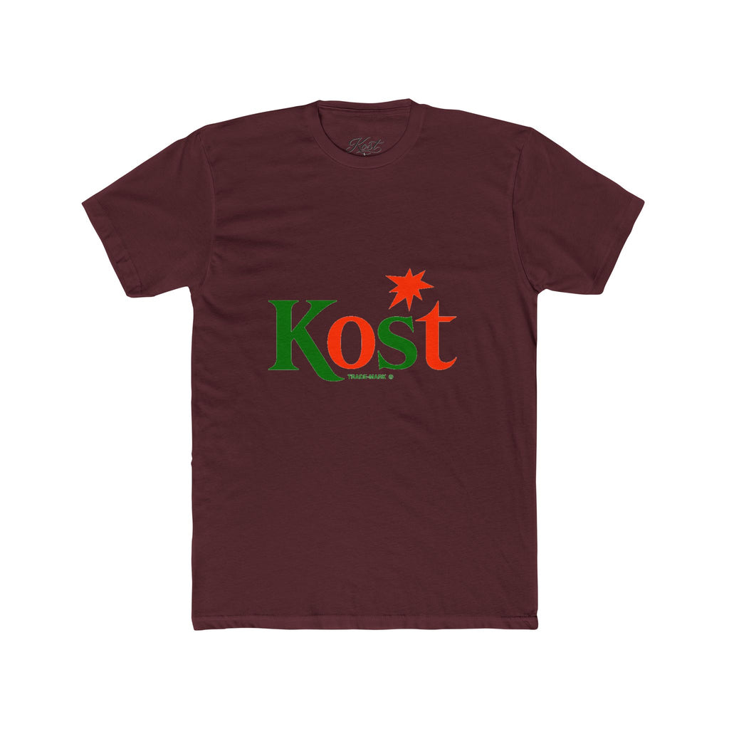 Kost Logo Tee — Retro Green & Red Graphic T-Shirt
