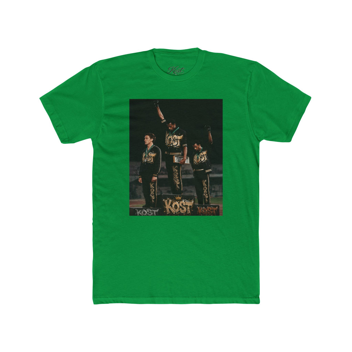 Vintage Band Photo Tee — KOST Crew Portrait Graphic T-Shirt